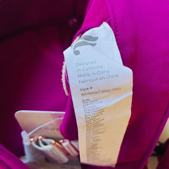 Fabletics Zoe high impact sports bra III size XXS magenta NWT - Picture 4 of 9